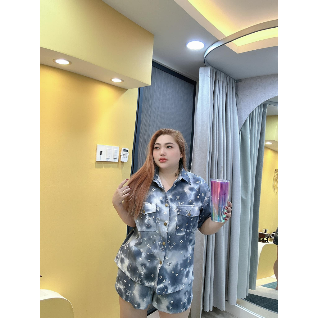 SET BIGSIZE KAKI CHỮ LOANG