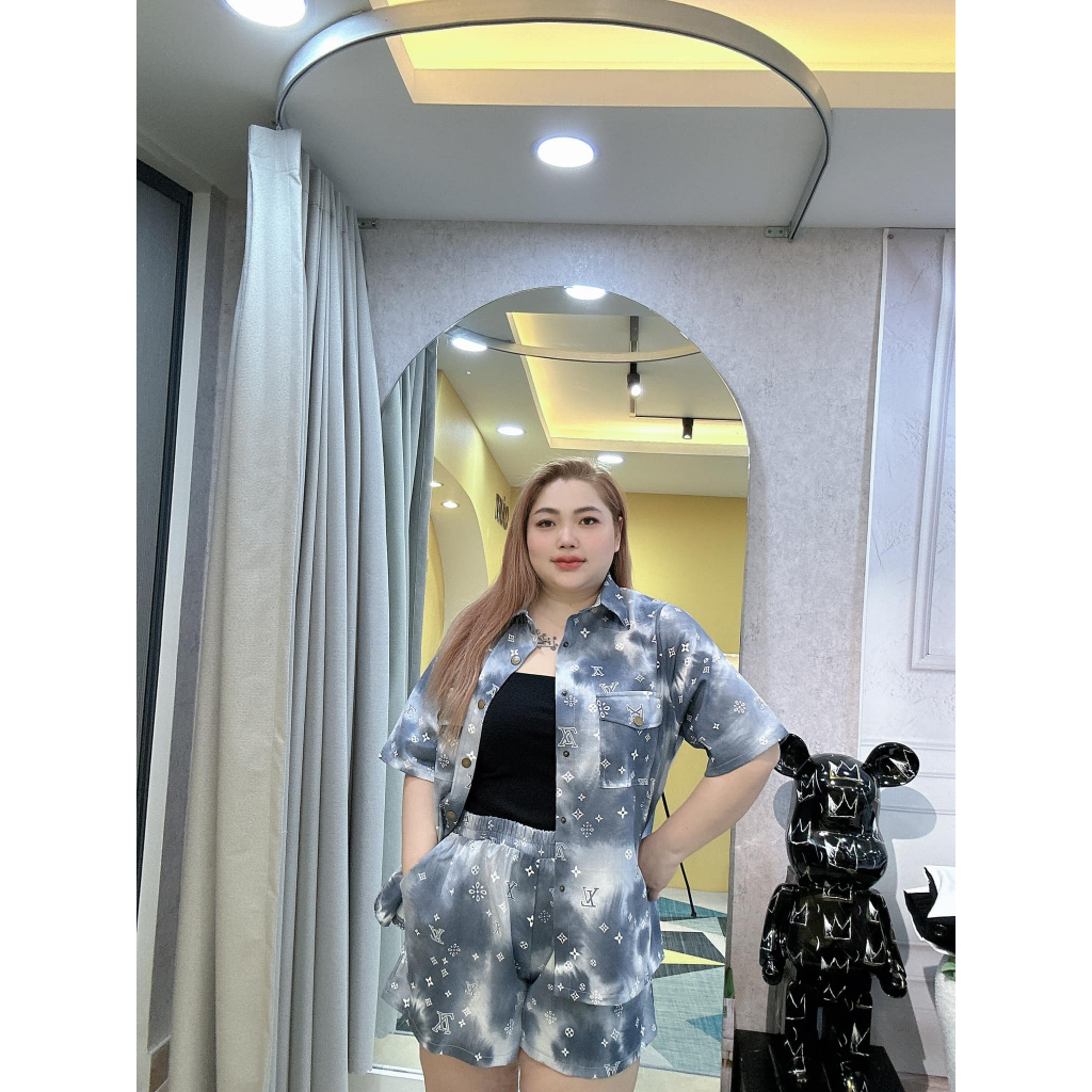 SET BIGSIZE KAKI CHỮ LOANG