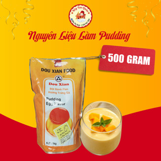 Nguyên Liệu Làm Pudding Socola Trứng Topping Cho Trà Sữa Chè Túi 500gr