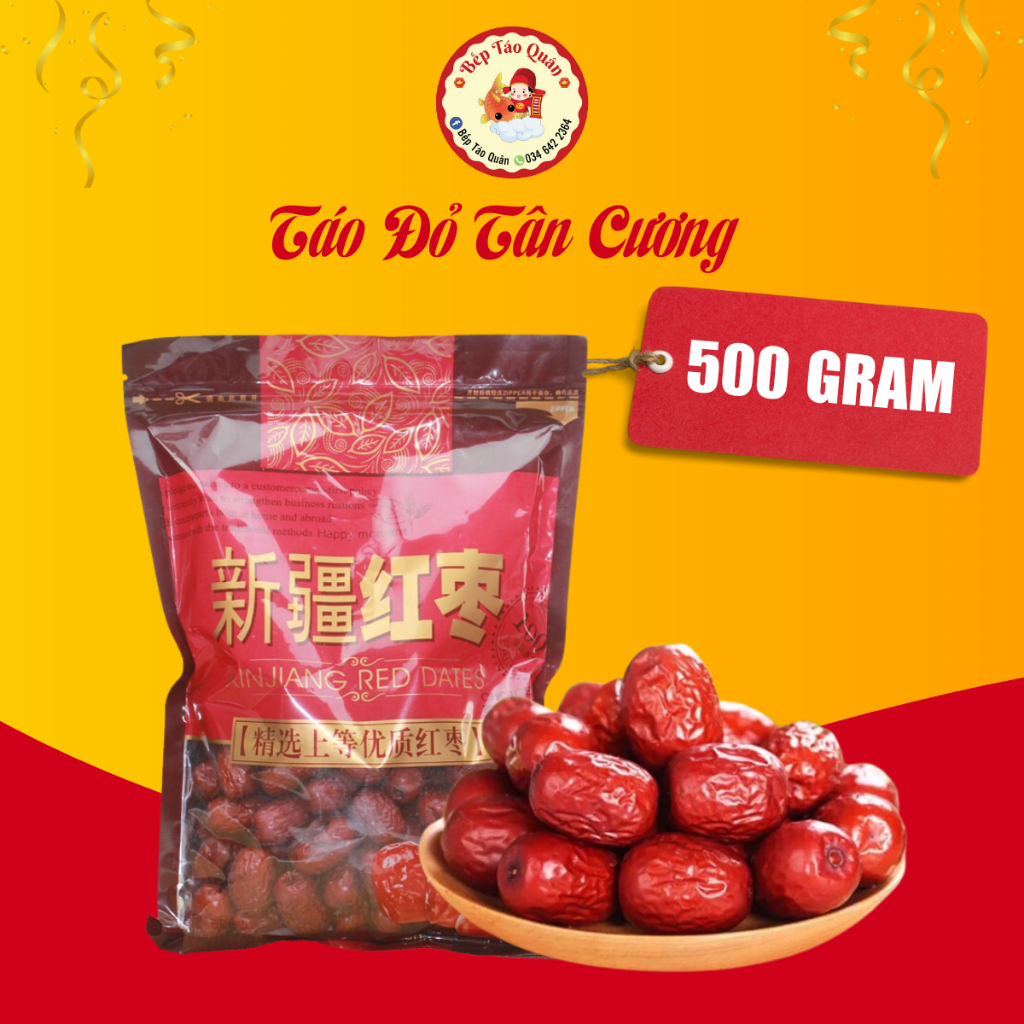 Táo Đỏ Tân Cương Loại 1 300/500/ 1kg Hạt Nhỏ Thịt Dày Mềm Ngọt Tốt Cho Sức Khỏe