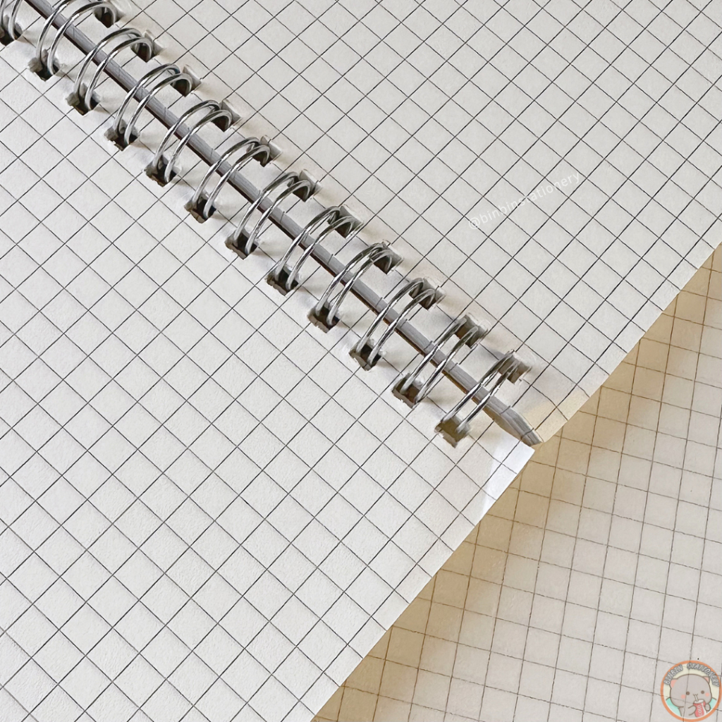 Sổ lò xo bìa trong suốt 160 trang size A5, B5 giấy trắng SLX06