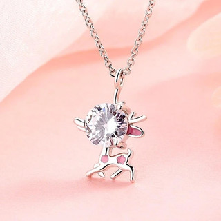 Dây chuyền con nai nhỏ xinh đơn giãn dễ thương style hot trend hàn quốc