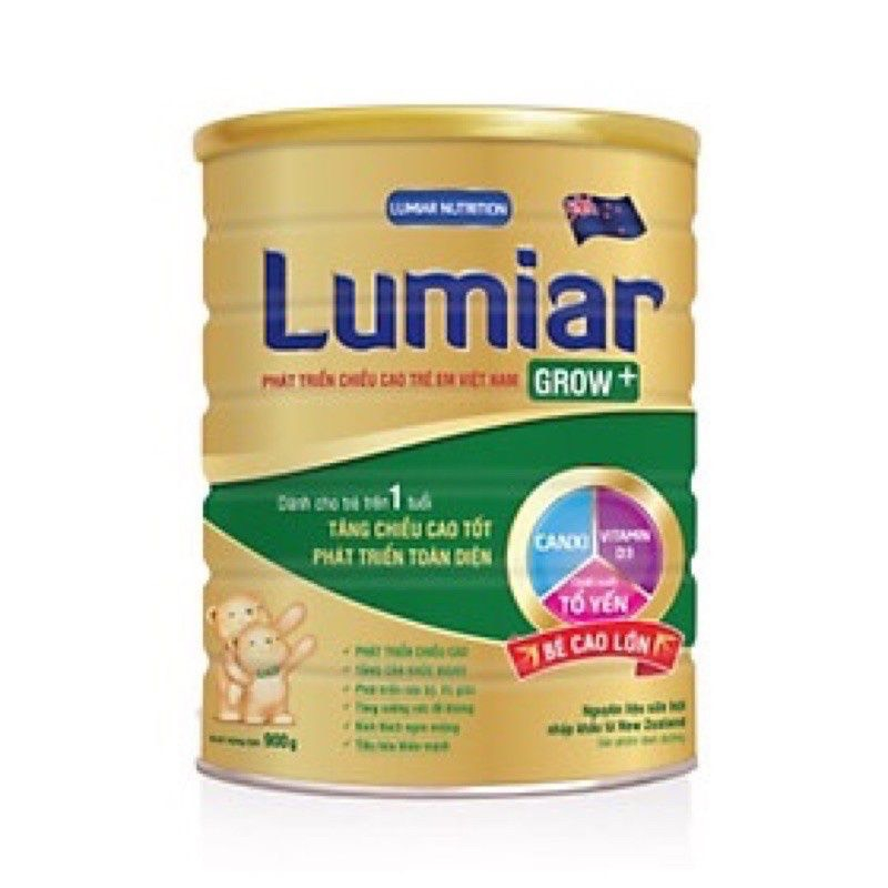Sữa Lumiar Grow+ tăng chiều cao tốt, phát triển toàn diện.