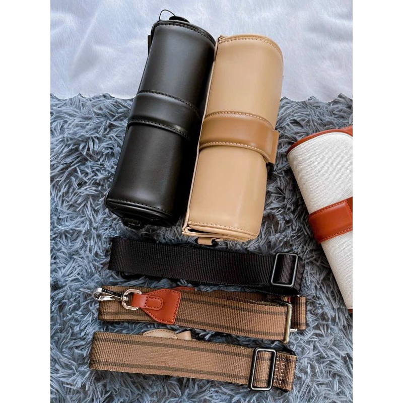 Túi nam Pedr đeo chéo da cao cấp dáng bầu lạ mắt sành điệu