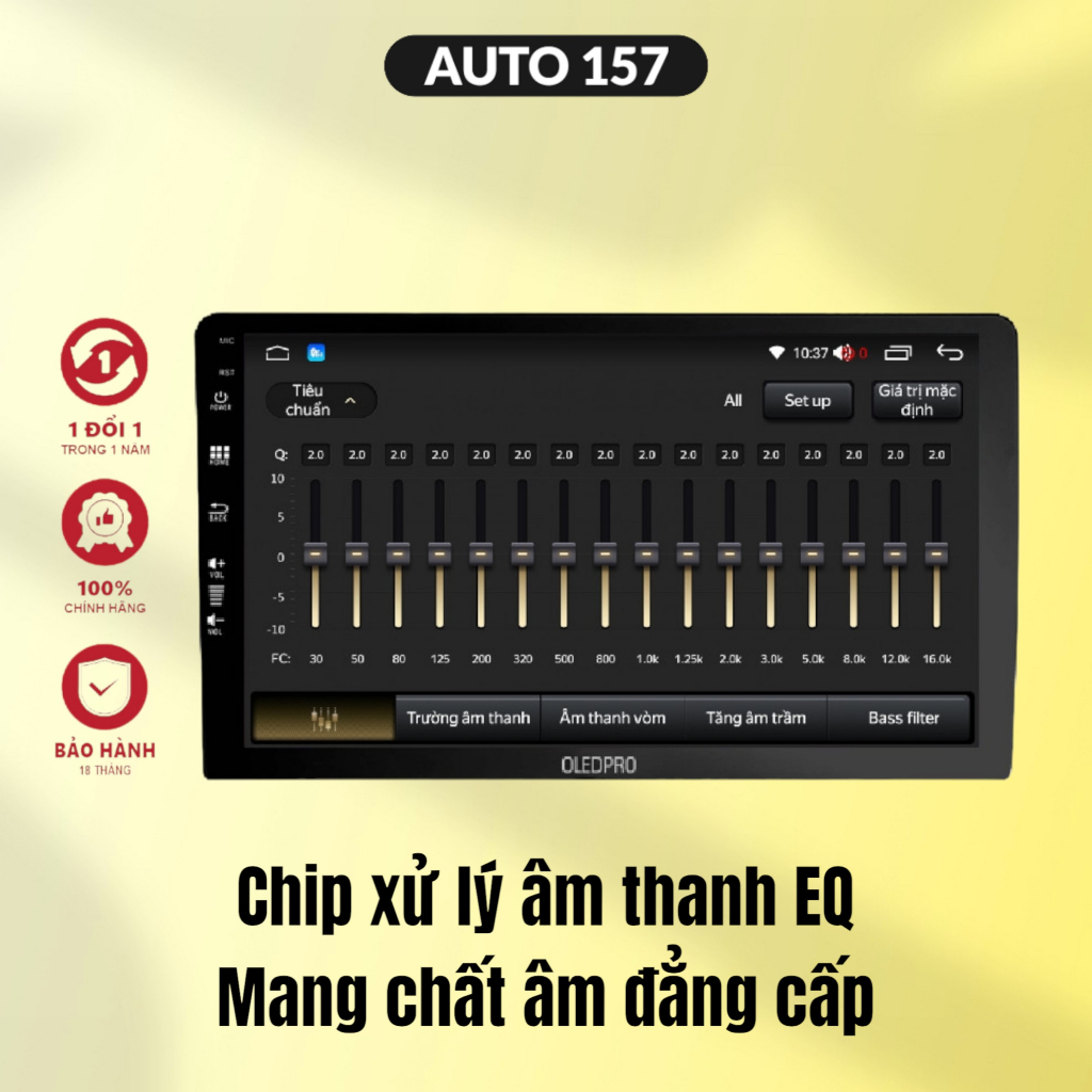 Màn Hình DVD Android Ô Tô OLEDPRO A1s Tích Hợp Camera 360 9 inch Ram 2-32 Chip 8 Nhân . Lắp Xe Ô Tô, Bh 18 Tháng