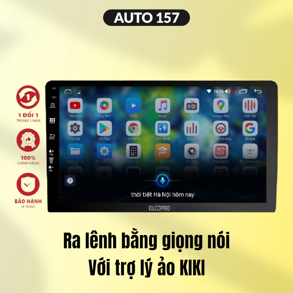 Màn Hình DVD Android Ô Tô OLEDPRO A1s Tích Hợp Camera 360 9 inch Ram 2-32 Chip 8 Nhân . Lắp Xe Ô Tô, Bh 18 Tháng