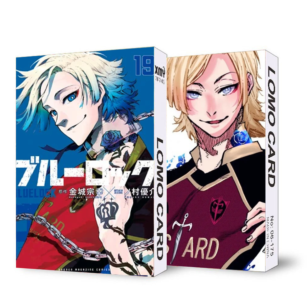 Hộp ảnh lomo in hình Ryusei Shido BLUE LOCK thẻ card anime chibi 30 tấm