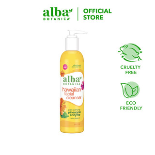 Gel rửa mặt thuần chay sáng da enzyme dứa alba botanica hawaiian cleanser pineapple enzyme 237ml