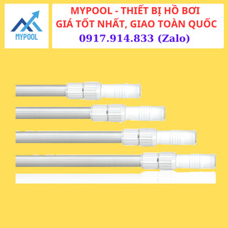 Sào nhôm bể bơi 5m, gắn với dụng cụ vệ sinh hồ bơi