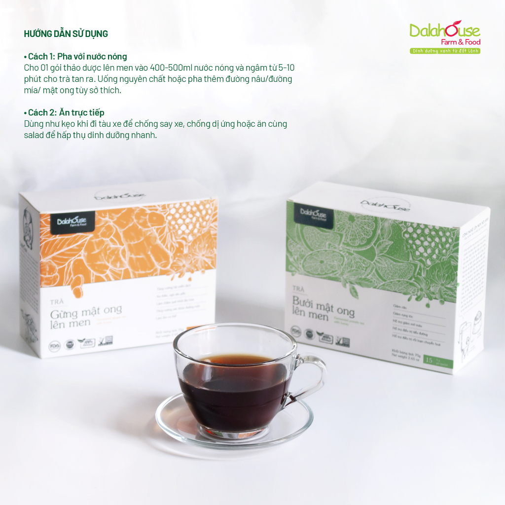 Trà gừng mật ong lên men Dalahouse 75g
