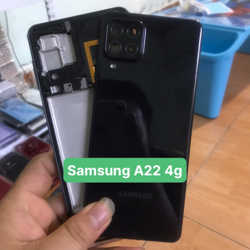 Bộ xương vỏ điện thoại samsung A22 bản 4g zin