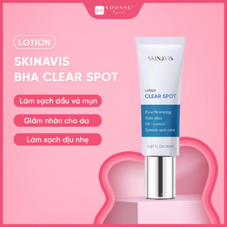 [THANH LÝ date 20.06.2024] Lotion Kiểm Soát Mụn và Dầu Nhờn - SKINAVIS BHA Clear Spot