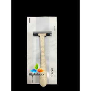 Dao cạo râu lúa mạch dùng 1 lần bao bì trắng sữa cho khách sạn có nhận in logo,thông tin