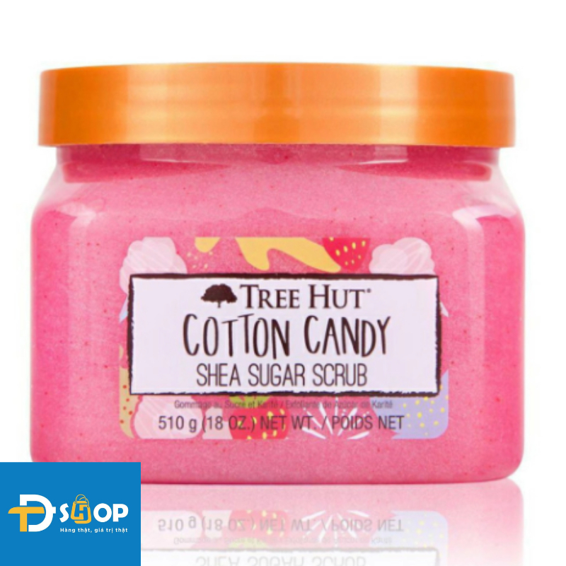 Tẩy Tế Bào Chết Toàn Thân Tree Hut Cotton Candy Body Scrub 510g