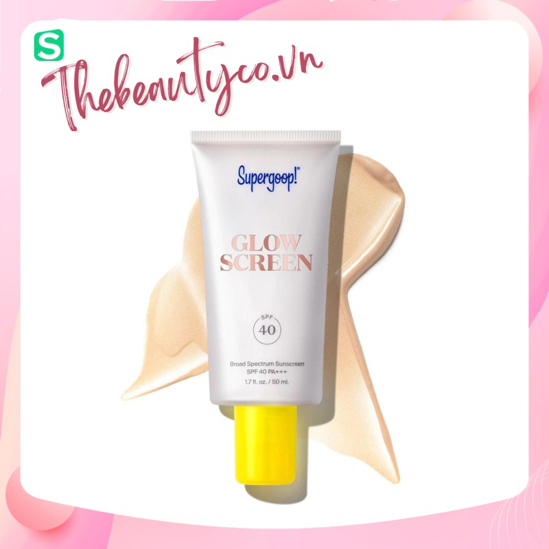 (Bill US) Kem chống nắng Supergoop! Glowscreen SPF40 Sunscreen 50ml