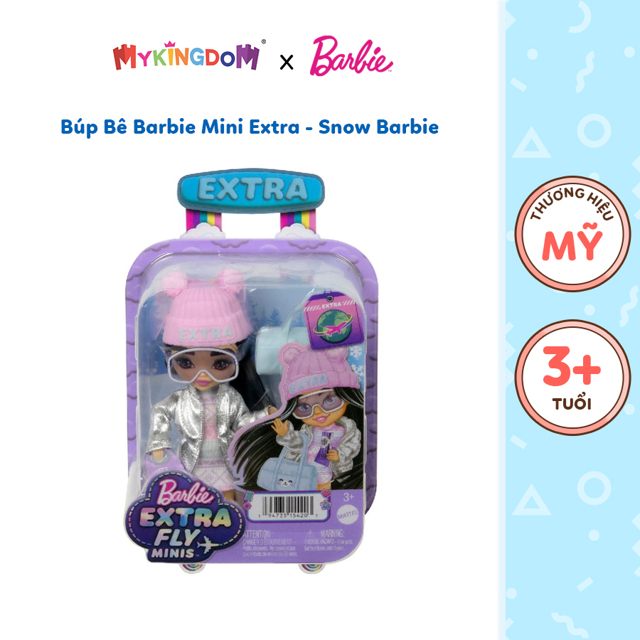 Đồ Chơi Búp Bê Barbie Mini Extra - Snow BARBIE HPB20/HGP62