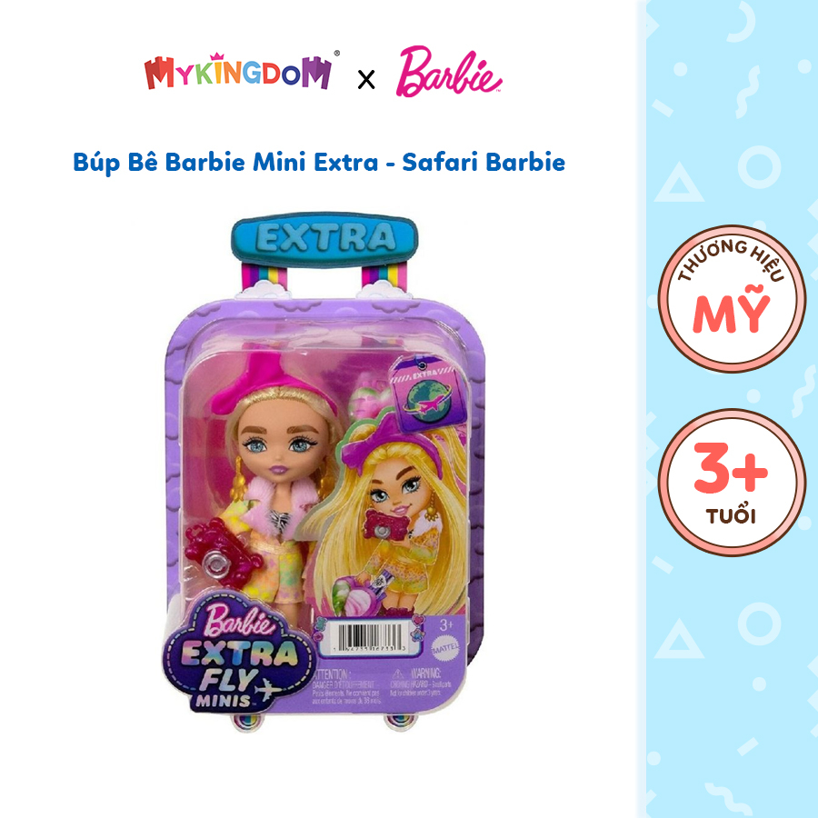 Đồ Chơi Búp Bê Barbie Mini Extra - Safari BARBIE HPT56/HGP62