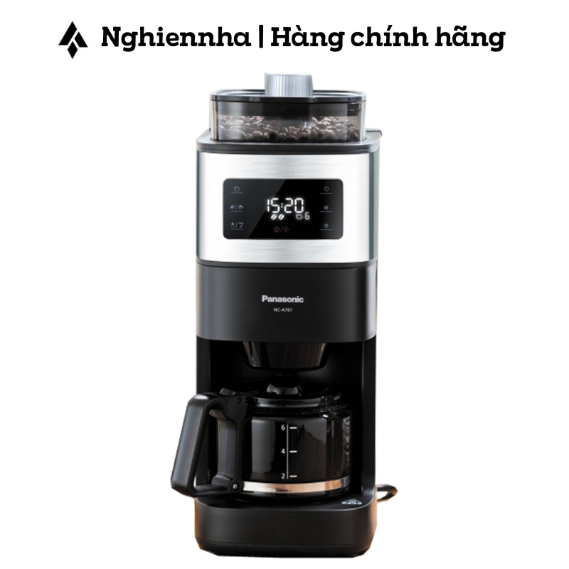 Máy Pha Cà Phê PANASONIC NC-A701, Tích Hợp Máy Xay Và Máy Pha Cafe, Nhập EU, BH 12 Tháng, Nghiennha_99