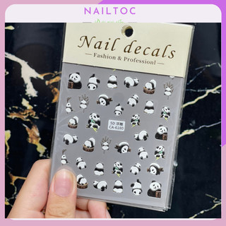 Miếng dán sticker trang trí móng tay in nổi họa tiết 5d