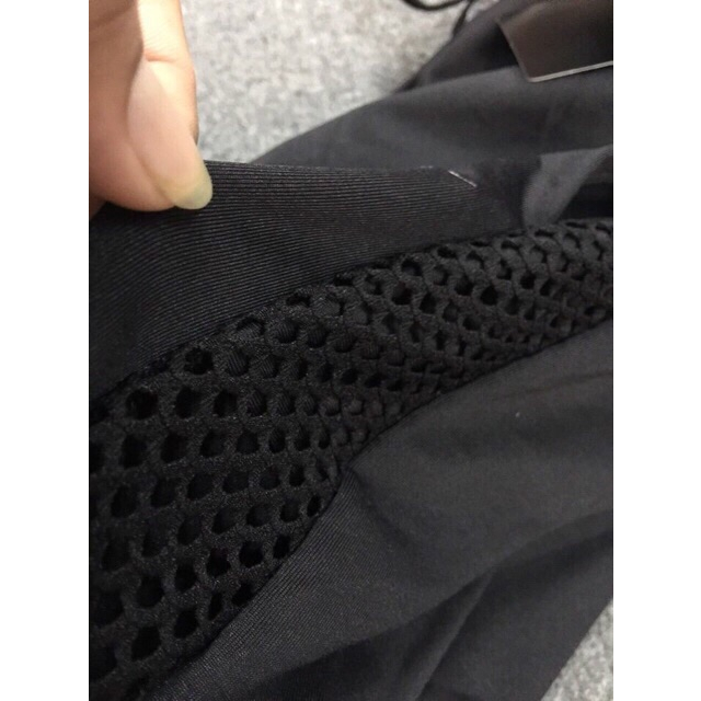 Quần jogger nữ thể thao phối lưới bên sườn có dây rút chất thun 4 chiều cho bạn gái tập gym yoga erobic..easy.store8595