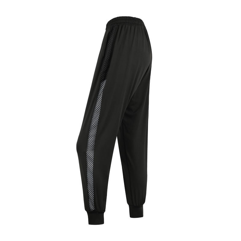 Quần jogger nữ thể thao phối lưới bên sườn có dây rút chất thun 4 chiều cho bạn gái tập gym yoga erobic..easy.store8595