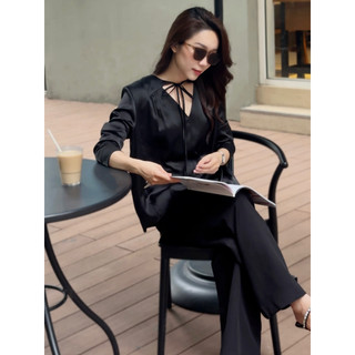 Áo lụa nữ GILAN Heejin