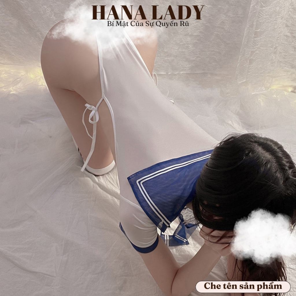 Đồ ngủ cosplay sexy thủy thủ, bodysuit hóa trang học sinh gợi cảm CP276
