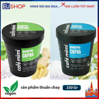 Dầu gội – Tẩy da chết đầu Cafe Mimi Compliment Làm sạch sâu, tóc bồng bềnh và mọc tóc, 330gr