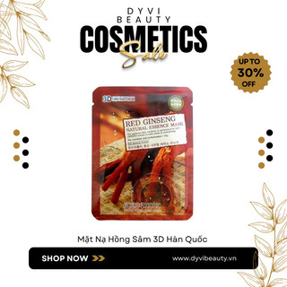 Mặt Nạ Dưỡng Da Collagen Hồng Sâm 3D Hàn Quốc