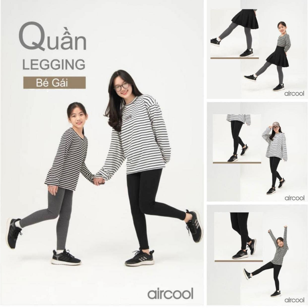 Quần legging air.cool bé gái 3-15y