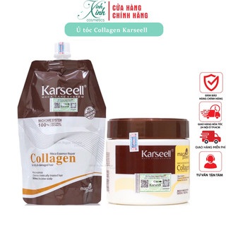 Kem Hấp Ủ Tóc Collagen Karseell Maca Power 500ml cho mái tóc mềm mượt rạng ngời