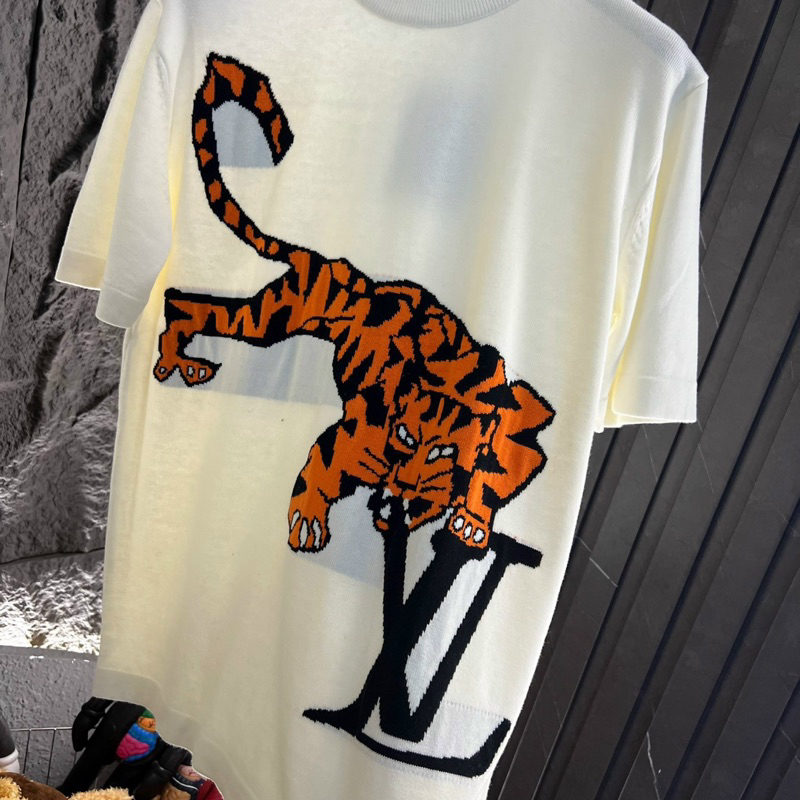 Áo len cộc tay - Louis Vuitton - LV Hổ Tiger