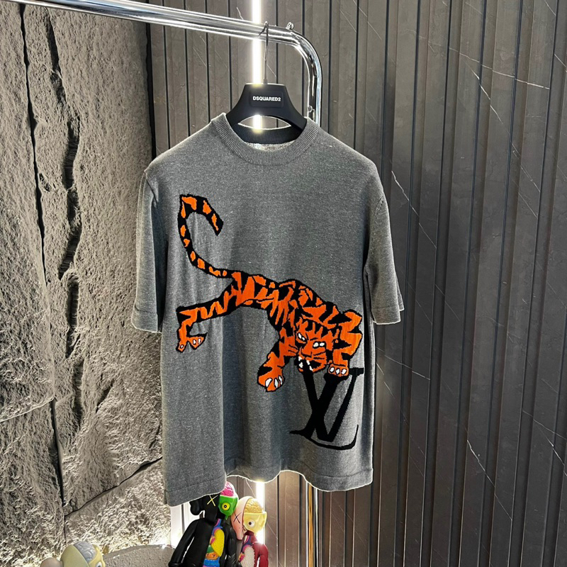 Áo len cộc tay - Louis Vuitton - LV Hổ Tiger
