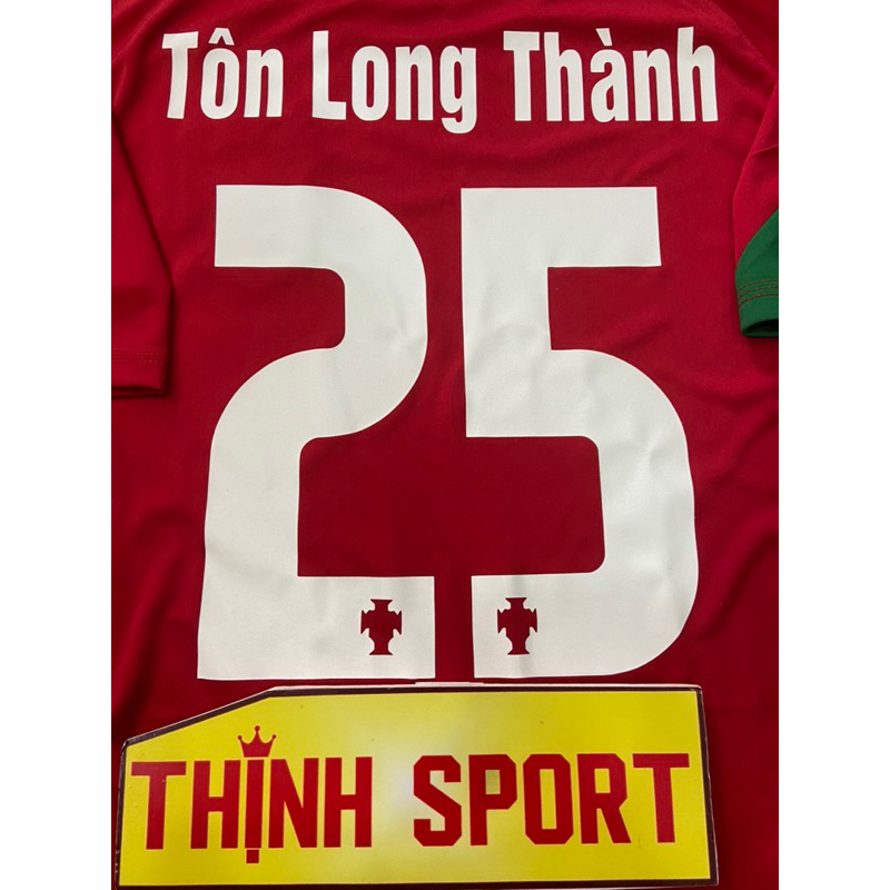 Bộ quần áo đá banh Bồ Đào Nha, Bộ quần áo bóng đá in tên và số theo yêu cầu