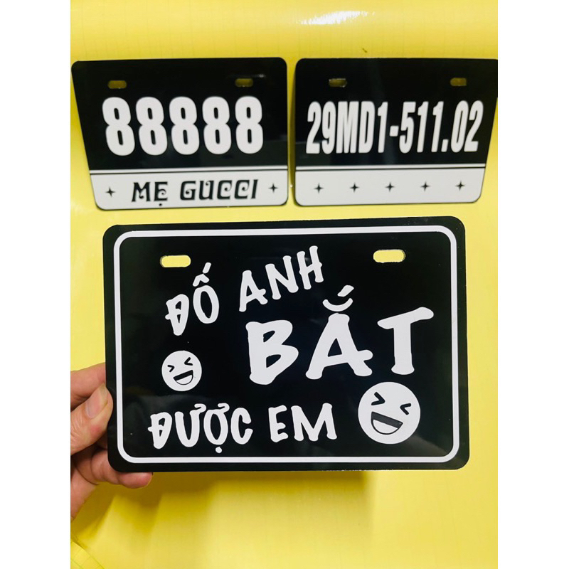 bảng số xe điện. bảng số đố a bắt được e