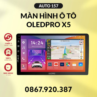Màn hình dvd android cho ô tô oled x5 ram 4gb/64gb chính hãng chip 8 nhân. lắp xe ô tô, bh 18 tháng