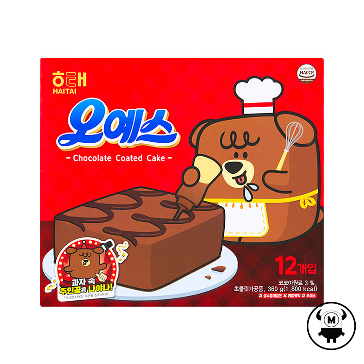 Bánh Chocolate Coated Haitai 360g