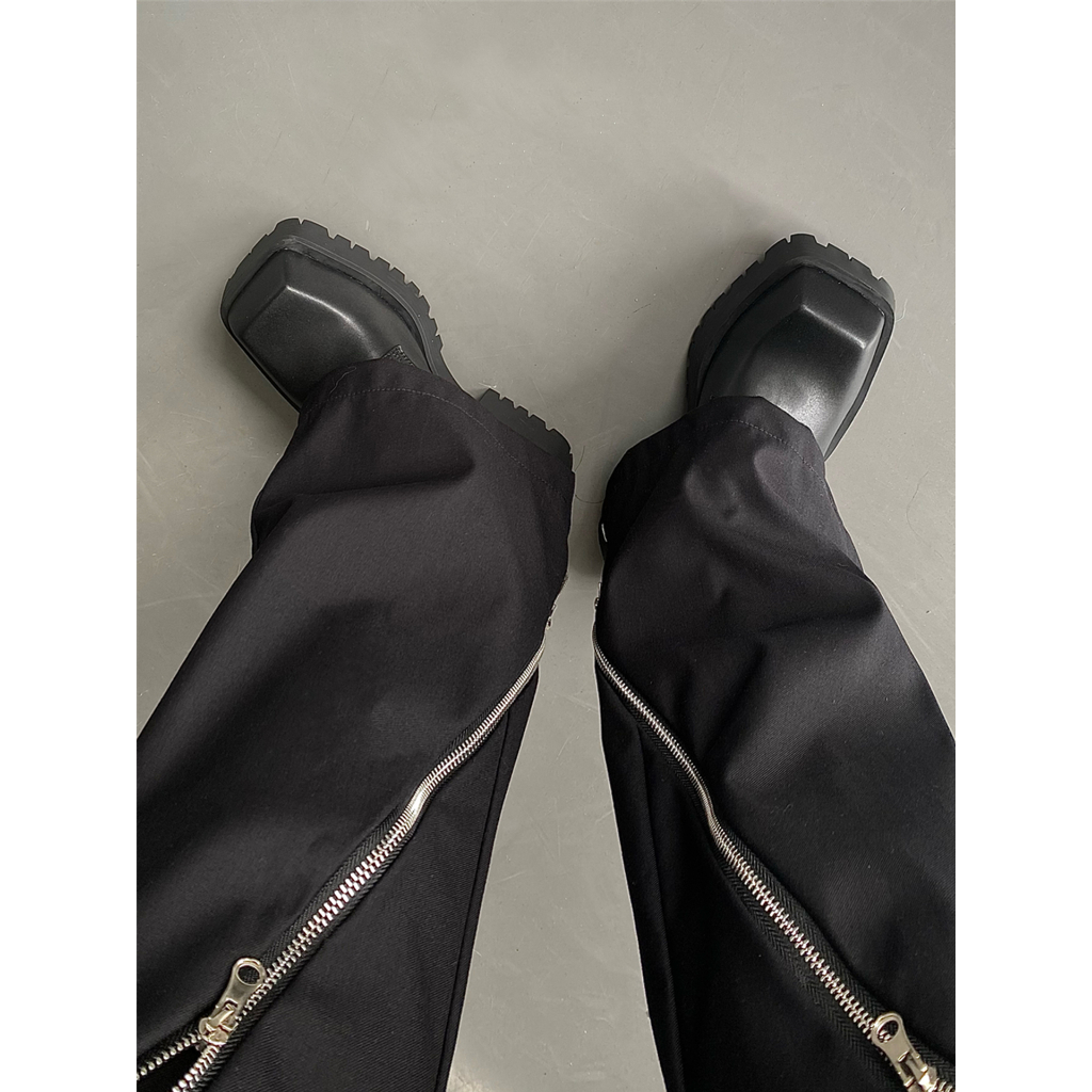 Giày Derby mũi vuông đế đúc 5cm nguyên khối, Giày da nam HOMME tăng chiều cao