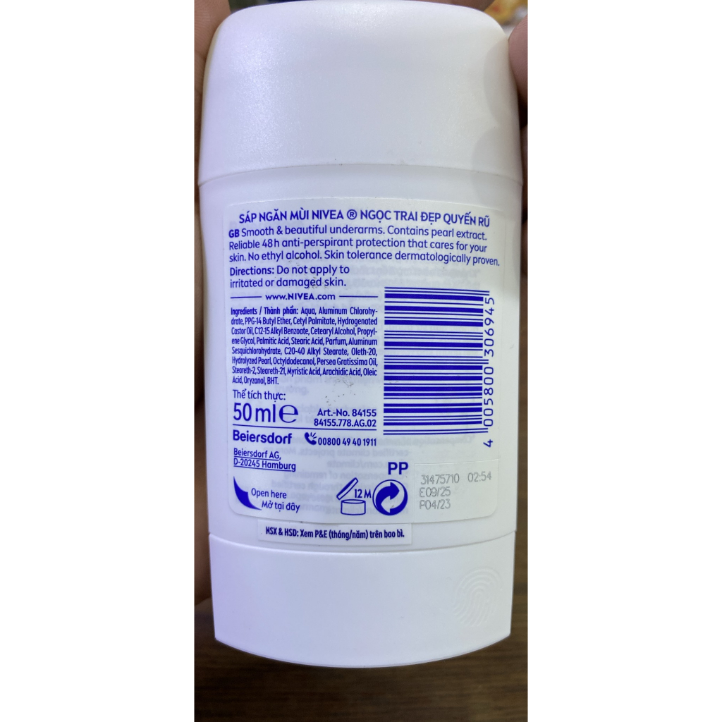 Sáp Ngăn Mùi NIVEA Hương Thơm Dịu Nhẹ