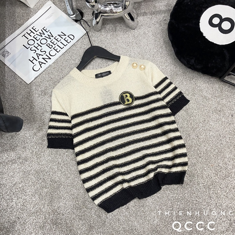 Áo Len Batmann Kẻ Cộc Tay