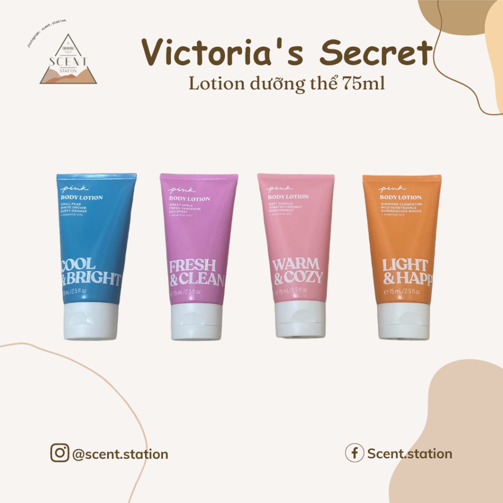 [Scent.station] Lotion dưỡng thể Victoria's Secret 75ml