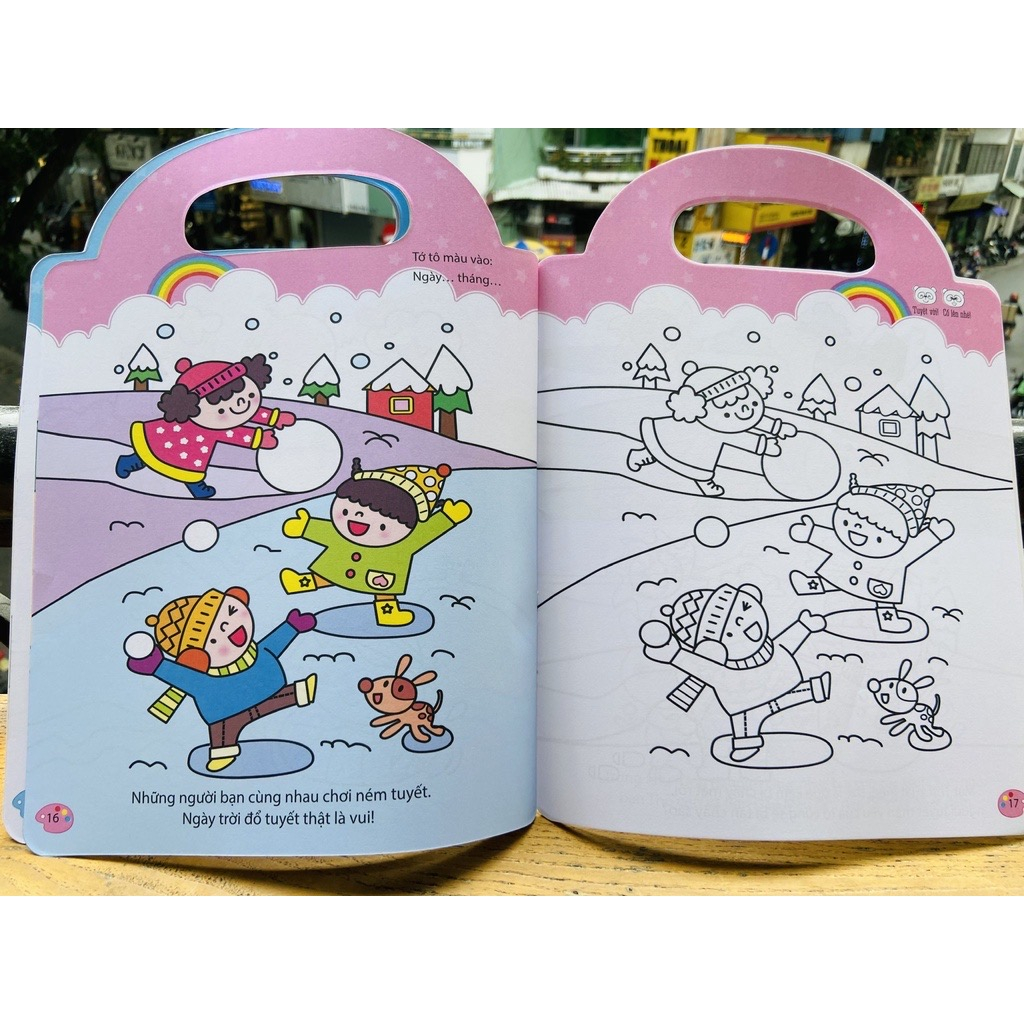 Sách Bé Tập Tô Màu - Từ Cơ Bản Đến Nâng Cao - Đinh Tị Books