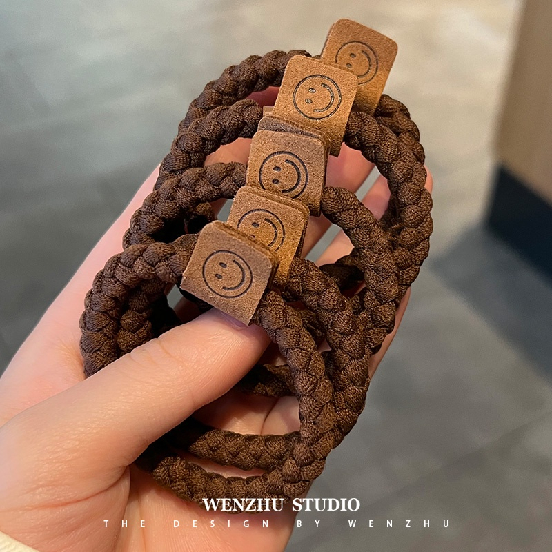 Set 5 dây buộc tóc cao su co giãn