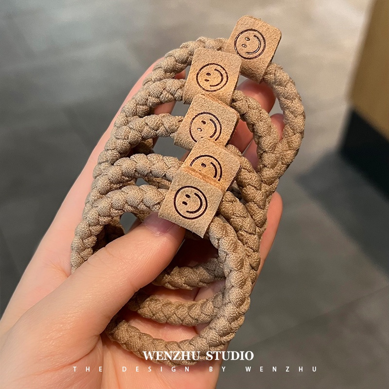 Set 5 dây buộc tóc cao su co giãn