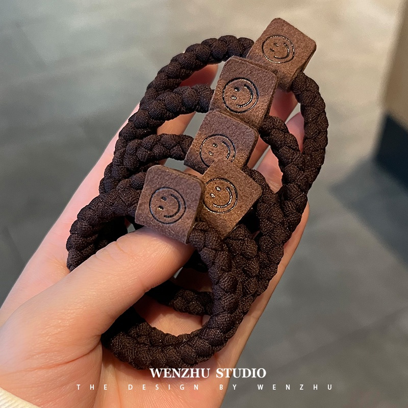 Set 5 dây buộc tóc cao su co giãn