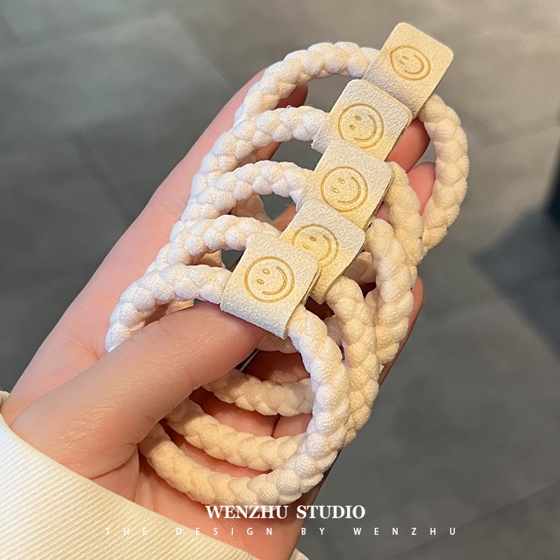 Set 5 dây buộc tóc cao su co giãn