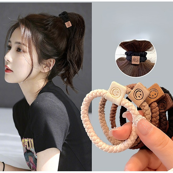 Set 5 dây buộc tóc cao su co giãn