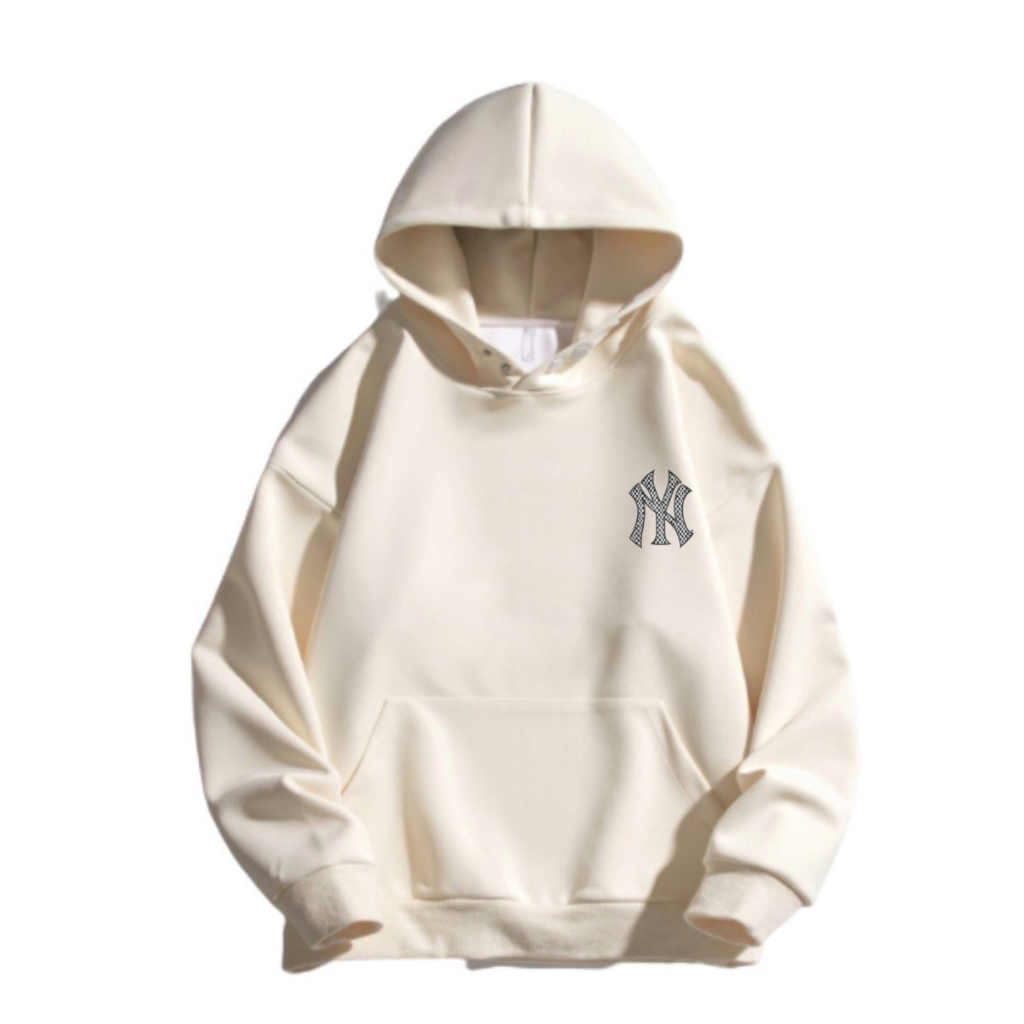 Áo hoodie MLB NY chính hãng khoác nỉ cao cấp unisex, Áo hoodie MLB  nam nữ form rộng Hight Bar Store