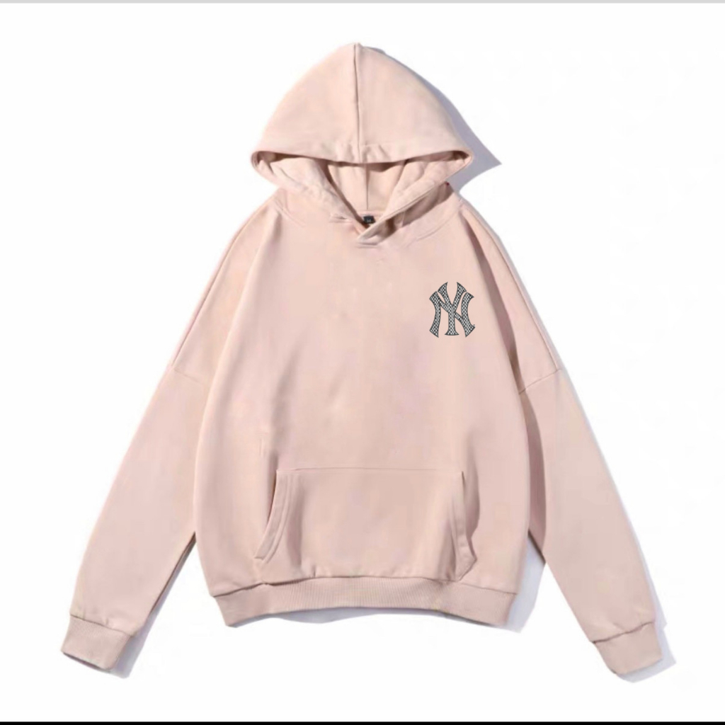 Áo hoodie MLB NY chính hãng khoác nỉ cao cấp unisex, Áo hoodie MLB  nam nữ form rộng Hight Bar Store