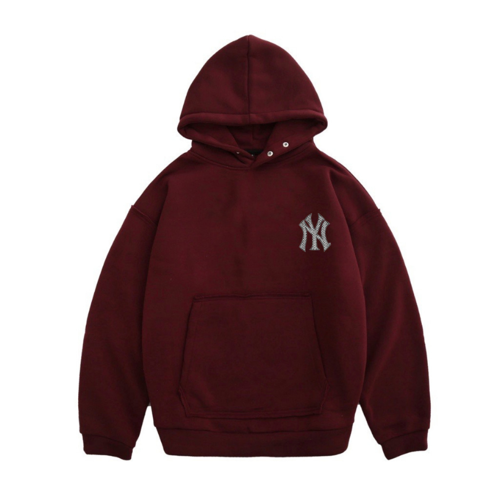 Áo hoodie MLB NY chính hãng khoác nỉ cao cấp unisex, Áo hoodie MLB  nam nữ form rộng Hight Bar Store